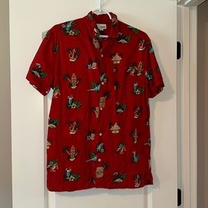 Men’s Tiki-Print Hawaiian Shirt - Sonoma